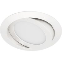 Einbauleuchte Briloner Flat In LED Einbaulampe Weiß 9 W Neutralweiß schwenkbar