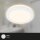 Briloner LED Einbauleuchten 3er Set Weiß IP44 Backlight-Effekt Flach Ø8,6cm 3x3W Warmweiß (7055-036)