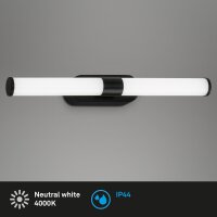 Spiegelleuchte Briloner 6 Watt LED Badleuchte Schwarz 40...