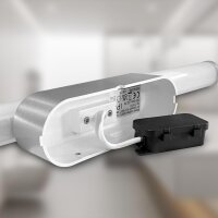 Spiegelleuchte Briloner 6 Watt LED Badleuchte Schwarz 40 cm Badlampe