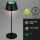 Briloner LED RGB Akku-Tischleuchte 7466015 – Kabellose Touchlampe mit Farbwechsel, schwarz, 2,6 W