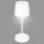 Akku-Tischlampe Akku-Leuchte, Weiß, 2,6 Watt, 3000K, dimmbar, Ø 10,5 cm – Briloner