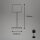 Akku-Tischlampe, Schwarz, 2,6 Watt, 150lm, Warmweiß, dimmbar, Touchdimmer, IP44 – Briloner