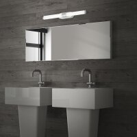Briloner LED Spiegelleuchte Chrom-Matt 40cm 6W 720lm Neutralweiß IP44