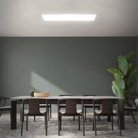 Deckenleuchte Briloner 25 Watt LED Panel IP44 Badleuchte 78 cm Deckenlampe