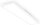 Deckenleuchte Briloner 25 Watt LED Panel IP44 Badleuchte 78 cm Deckenlampe