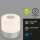 Akku-Leuchte Briloner Mini Tischlampe Silber Touch-Dimmer USB IP44