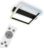 Deckenleuchte Briloner Frame 26 Watt LED Schwarz...
