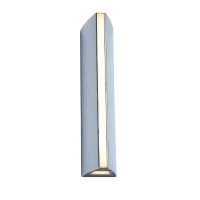 Lutec Leo LED Außenwandleuchte 14W IP54 Aluminium verchromt