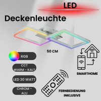 Deckenlampe  CCT RGB LED Frame Deckenleuchte schwenkbar...
