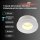 LED Einbauspot Polar, Weiß, Bohrloch 8 cm, 11 Watt, 2700K, dimmbar, Ø 9,3 cm – Nordlux