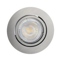 B-Kartonage Einbauleuchten Nordlux Octans 5er Set 4,8 Watt LED GU10 Nickelmatt Einbaulampe Spot