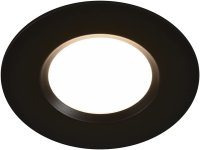 B-Kartonage Einbauleuchte Nordlux Mahi Schwarz 8,5 Watt LED IP65 dimmbar über Schalter