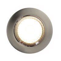 B-Kartonage Einbauleuchte Nordlux Dorado LED 3er Set Dimmbar Nickelmatt 5,5 Watt Spot Einbaulampe