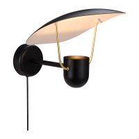 Wandleuchte Nordlux Fabiola Wandlampe Schwarz Messing mit...