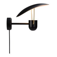 Wandleuchte Nordlux Fabiola Wandlampe Schwarz Messing mit...