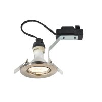 LED Einbaulampen Canis, Nickelmatt, Bohrloch 6,5 cm, 5x4,8W, 2700K, Ø 8,5 cm – Nordlux