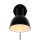 Wandleuchte Pop, Schwarz / Gold, 18 Watt, E27-Fassung, 11 x 15,5 x 20 cm – Nordlux