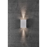 B-Kartonage Außenleuchte Nordlux Fold 10 LED Weiß Wandleuchte Gartenlampe IP54