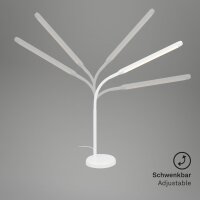 Tischleuchte, Weiß, 6 Watt, Touchdimmer, 47 x 37 cm – Briloner
