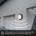 Akku-Leuchte Briloner Wandlampe 4 Watt LED Bewegungsmelder Außenlampe 17 cm 700 Lumen Schwarz