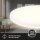 Deckenleuchte Briloner LED Panel Backlight 18 Watt CCT 29,3 cm Deckenlampe