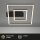 Deckenleuchte Briloner Frame LED Deckenlampe Schwarz