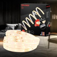Starter Set LED Stripe Briloner 200cm 10 Watt LED Band...