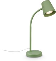 Tischleuchte Tischlampe, Grün, 9 Watt (exkl.), 24,5...