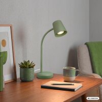 Tischleuchte Tischlampe, Grün, 9 Watt (exkl.), 24,5 x 38,5 cm – Briloner