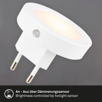 Nachtlicht Briloner 0,5 Watt LED Steckdosenleuchte...