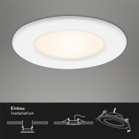 BRILONER 3er Set LED Einbauleuchten | Ultraflach, IP44...
