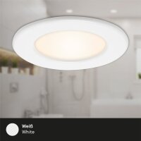 BRILONER 3er Set LED Einbauleuchten | Ultraflach, IP44 & Warmweiß