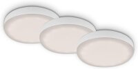 Einbauleuchte Briloner 3 Watt LED Spot 3er Set Weiß Einbaulampe IP44 4000K