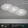 Einbauleuchten Briloner 3 x 4,9 Watt LED Chrom matt IP44 Einbauspots 480 Lumen