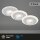 Einbauleuchte Briloner 3er Set 4,9 Watt LED Chrom Rahmen getrennt schaltbar 460 Lumen warmweiß Einbauspot IP44