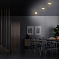 Einbauleuchte Briloner 6 Watt LED Spot Weiß IP44 warmweiß 700 Lumen Einbaulampe