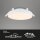 Einbauleuchte Briloner 6 Watt LED Spot Weiß IP44 warmweiß 700 Lumen Einbaulampe