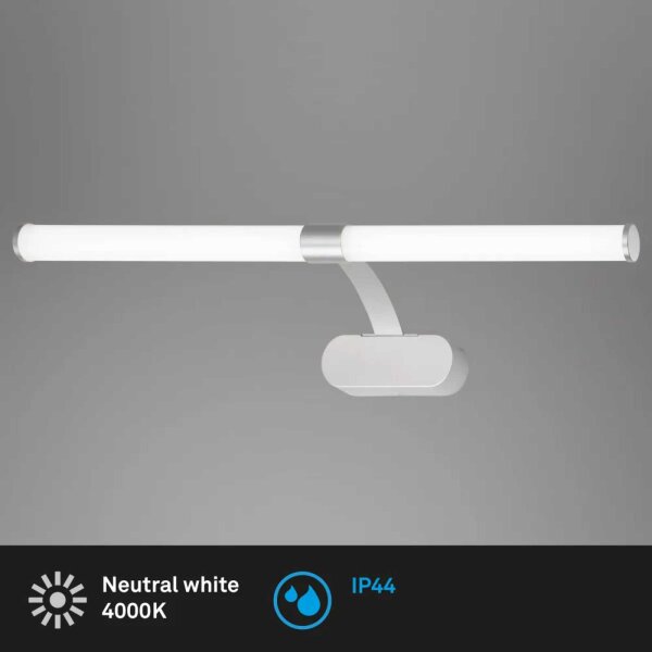 Spiegelleuchte Briloner 8 Watt LED Badlampe 60 cm Chrom