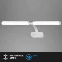 Spiegelleuchte Briloner 8 Watt LED Badlampe 60 cm Chrom