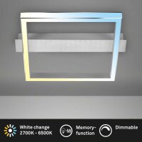 Deckenleuchte Briloner Frame 23 Watt LED Aluminium...