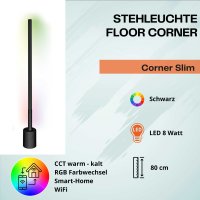 Standleuchte Ledvance Floor Corner Slim 8 Watt LED Wifi...