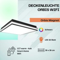 Deckenleuchte Ledvance Orbis Magnet 26 Watt LED Schwarz...