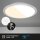 Badleuchte Deckenleuchte Briloner 21 Watt LED CTS Steuerung Deckenlampe Silber 37 cm IP44