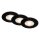 LED Einbauspots, Schwarz, Bohrloch 5,5 cm, 3x3,6W, 340lm, 3000K, IP44, Ø 6,5 cm – Briloner
