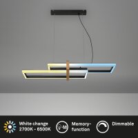 Pendelleuchte Briloner Frame 44 Watt LED Schwarz...