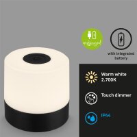 Briloner Smal LED Akku-Tischleuchte 7461015 –...