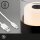 Akku-Leuchte Briloner 2 Watt LED Tischlampe Schwarz Touchdimmer IP44 Tischleuchte