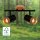 Strahler Briloner 2er Spot Deckenleuchte GU10 Fassung Holz Schwarz Deckenlampe