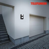Außenleuchte Telefunken Boxi Move Außenlampe mit Bewegungsmelder  Schwarz